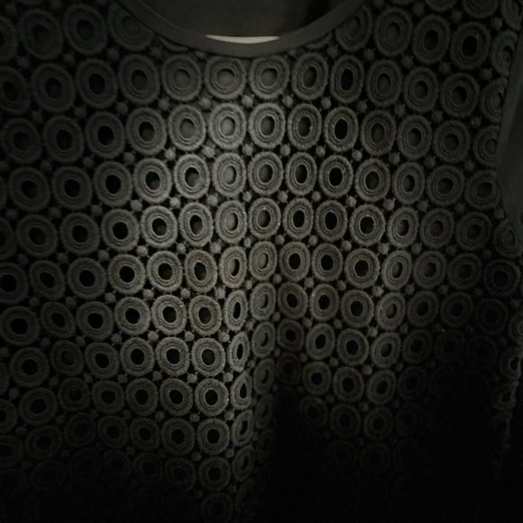 J.CREW Tiered Crochet Lace Shirt Crew Neck Casual Top - Small - Picture 5 of 5